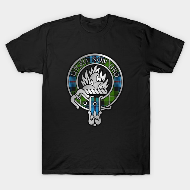 Clan MacKenzie Crest & Tartan T-Shirt by Taylor'd Designs